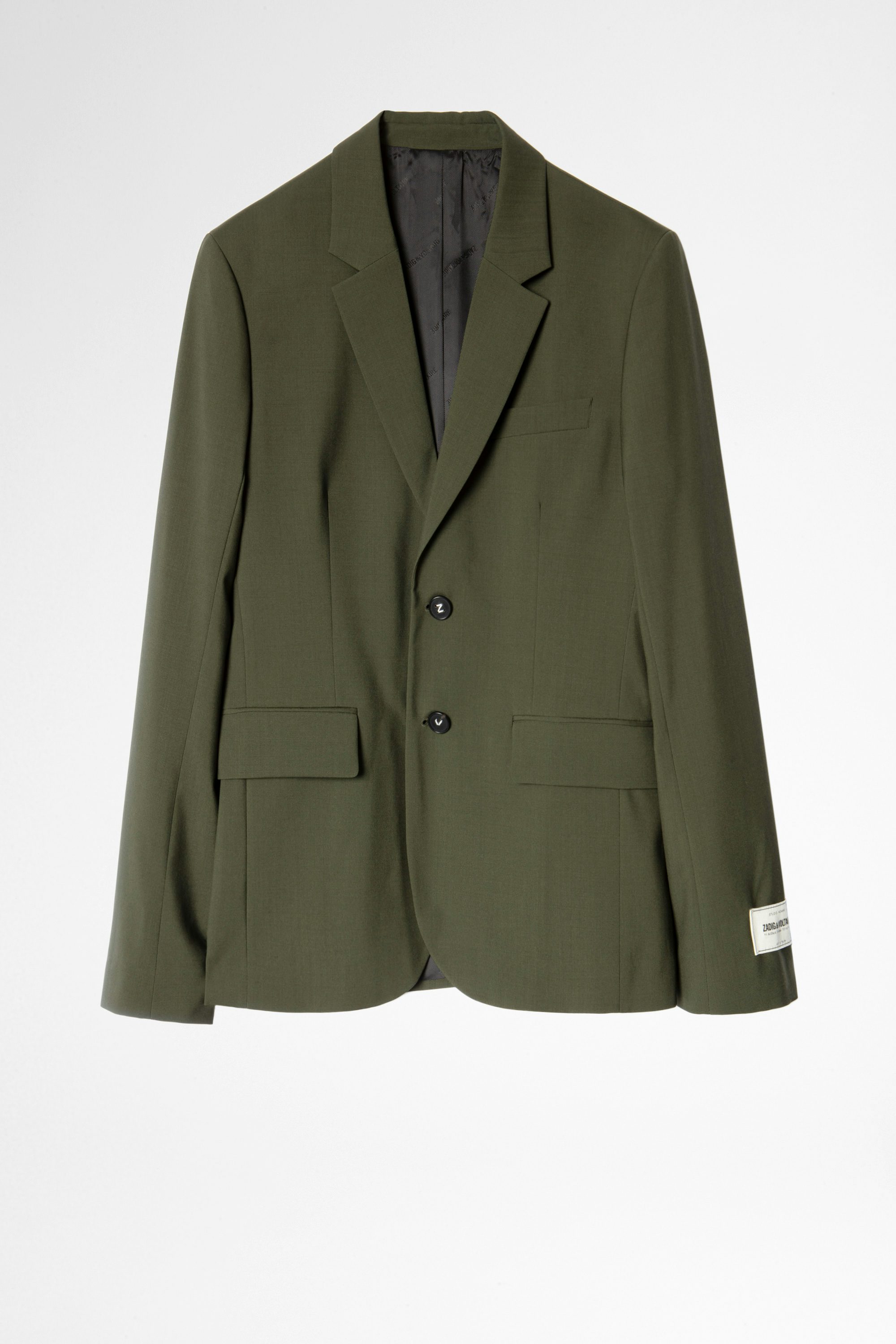 Version Wool jacket - Men’s blue jacket.